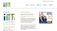 Desktop Screenshot of finz.org.nz