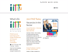 Tablet Screenshot of finz.org.nz